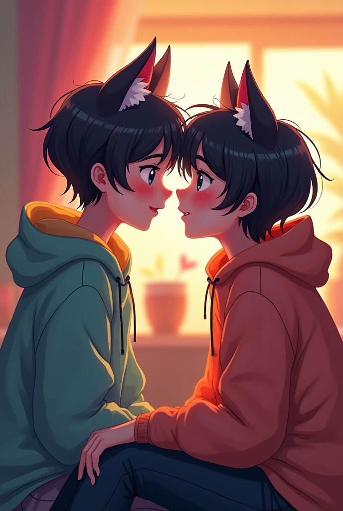 Dibuja un chico con capucha 
Bueno orejas de gato 
Amigo 
👨‍❤️‍💋‍👨🍆
Gay 
Hablar con un amigo