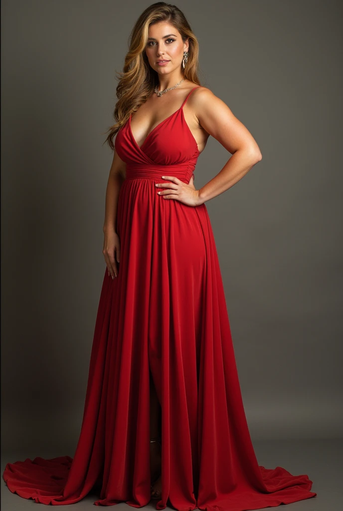 Aunt aunt milf big tits wearing dress