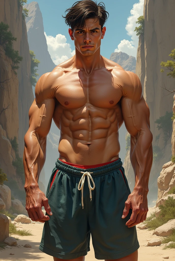 Skinny to big muscle man