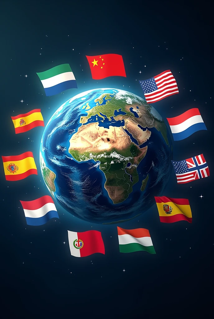 Top 5 richest country in the world with country flag and earth also upload top 10 richest country photo add more than 10 flag