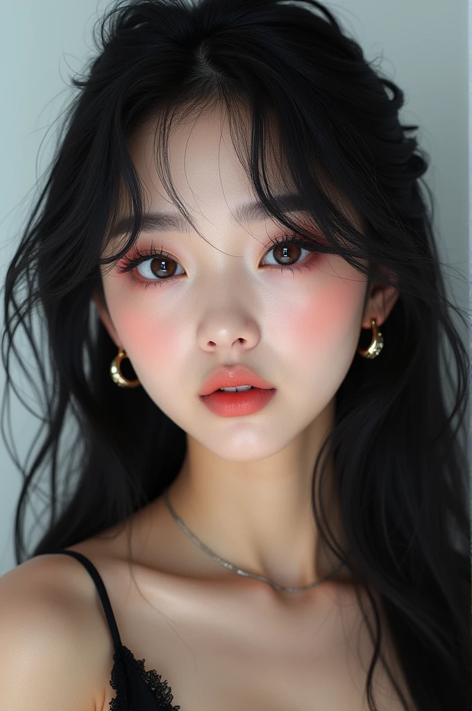 Make an Asian girl look like Sana from Twice and Rosé from Blackpink