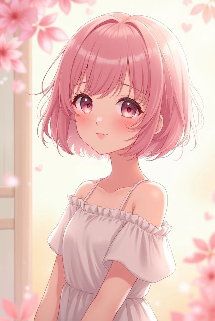 Pure character Sakura image Girl Anime-like  sister feeling