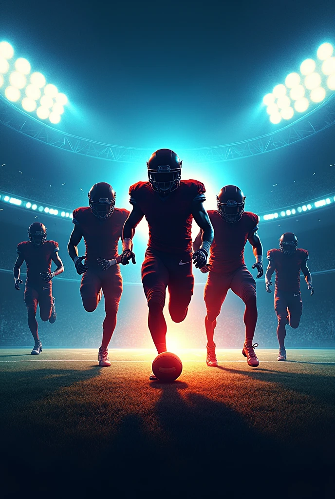 An coming soon poster for a football league conducted by bca department