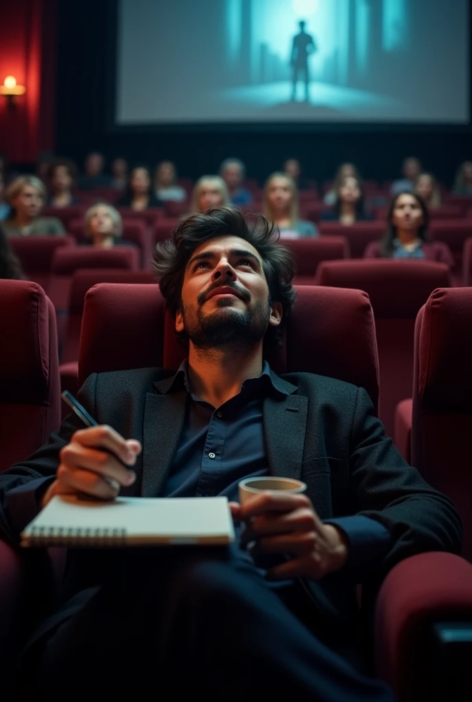 I am a movie critic watch a movie in theatre name