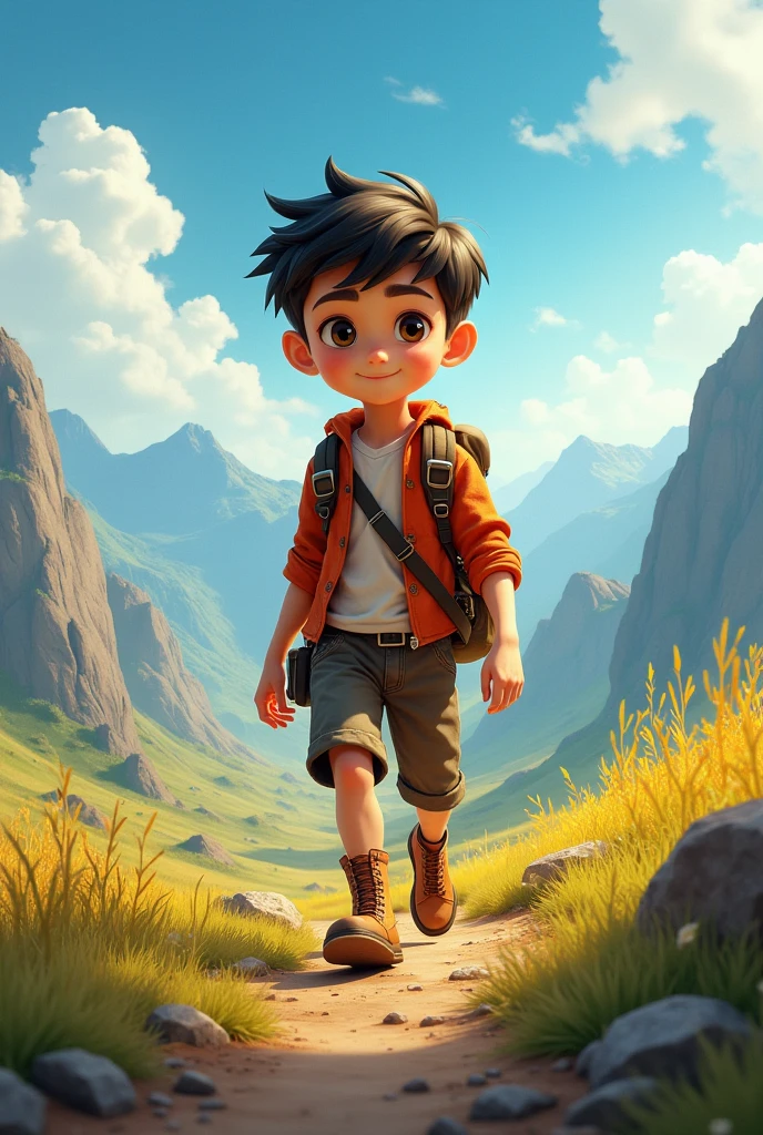 Handsome,Boy big land



