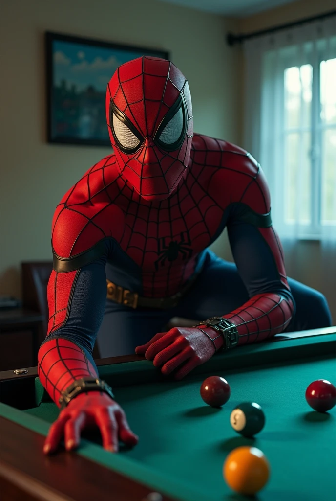 Dead pool fucking spiderman in the bedroom, anal sex