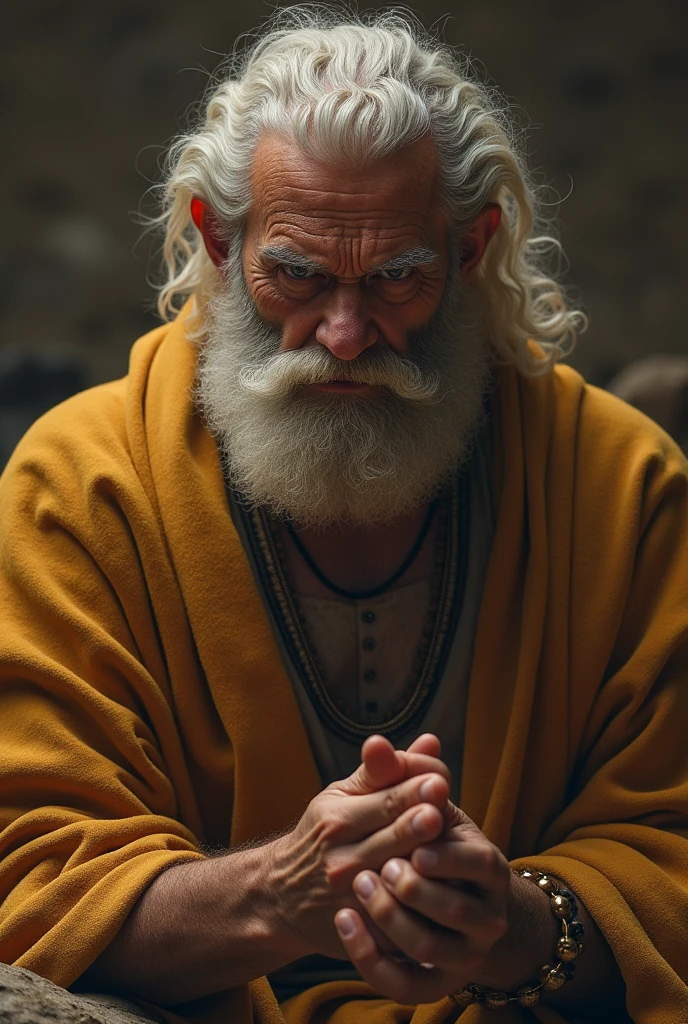 The moment Ramba disturbs Sage NAD’s meditation, his eyes filled with anger as he prepares to curse her."