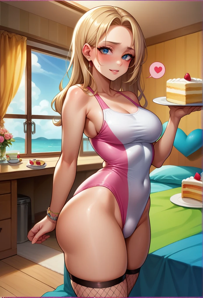 (2 girls 12 years old), body , body pequeño, Alone, ridiculously small swimsuit, blush intricate swimsuit, full-face rubor, ashamed, posing like a model, nice beach in the backgroundA,confident mommydom wearing a big bulbous puffy diaper, heart emojis, bedroom, fishnet stockings, pretty eyes, seductive, flirty, colorful, puffy dress,  room, diapers, confetti, cake,Black Silk,swimsuit,Big 