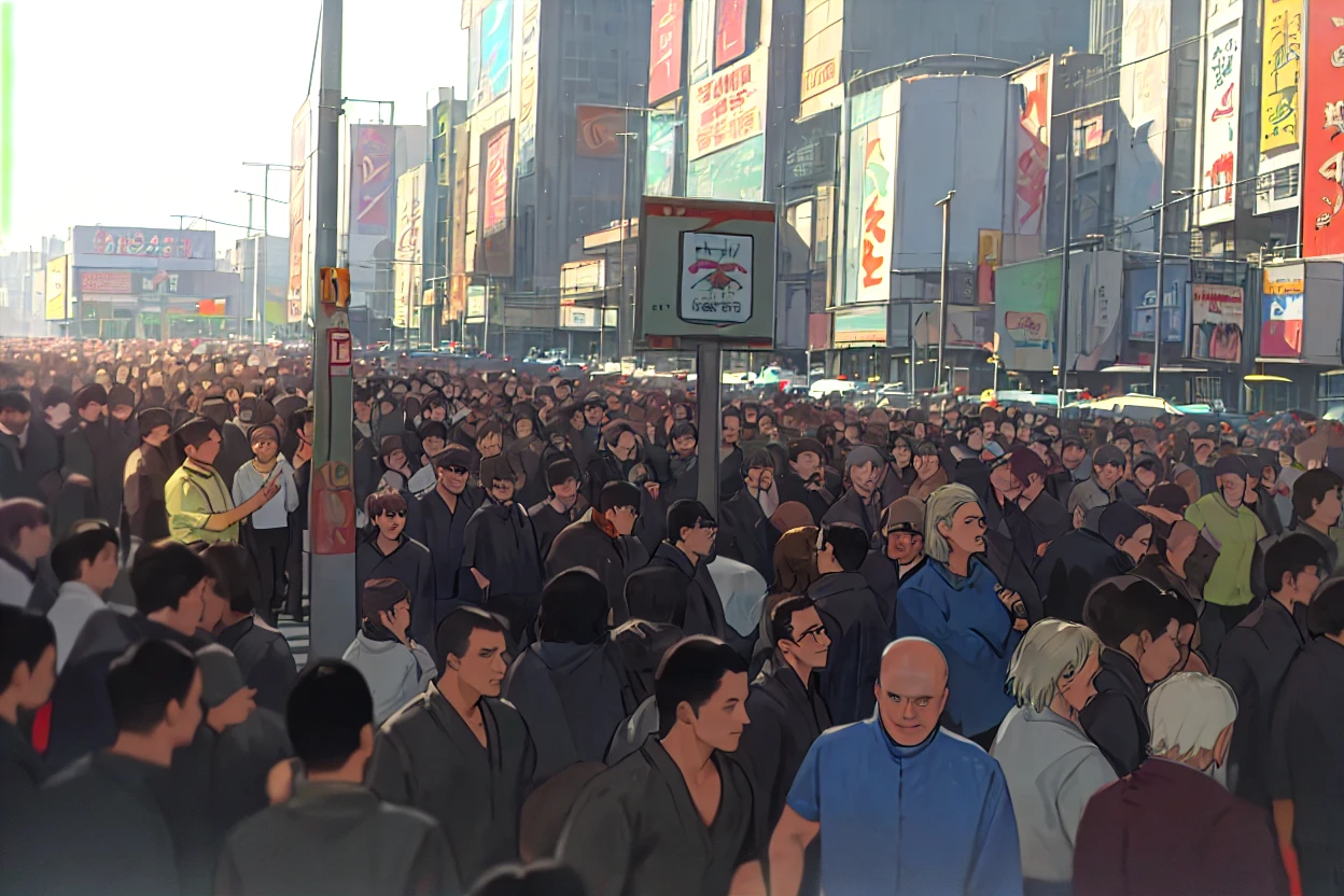 1girl, naked girl walking in public new york, people see