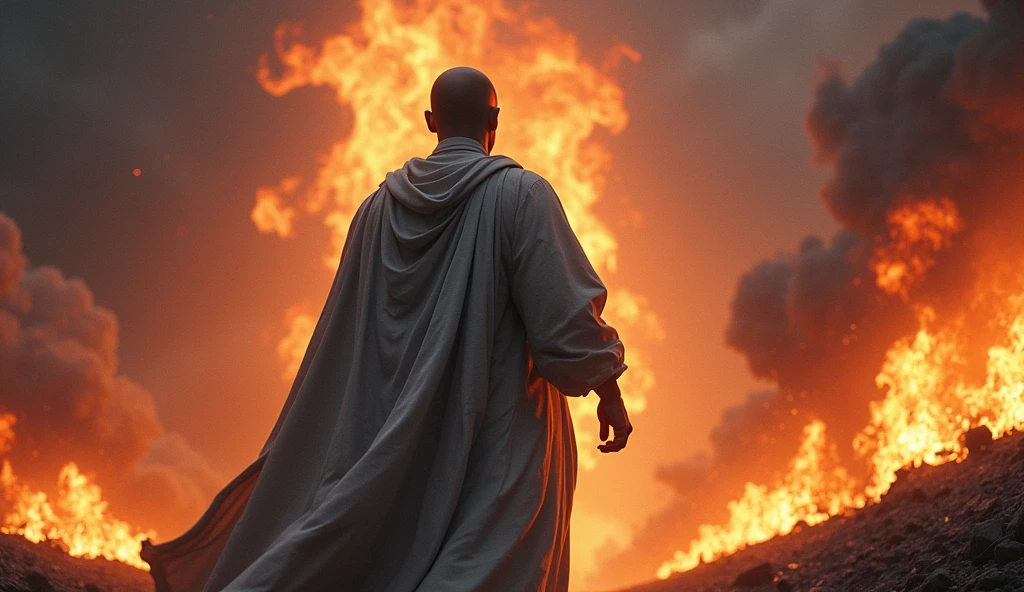 A fictional character who is powerful as god but he is a human.He may be doctor,Army,Police/fire rescue,Navy,etc.Who give his powerful hands to many people of his state in a natural disaster