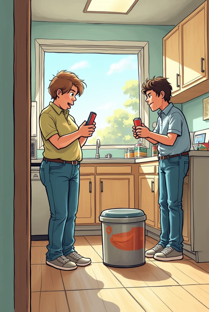 Create a funny picture about an everyday situation that happens to everyone