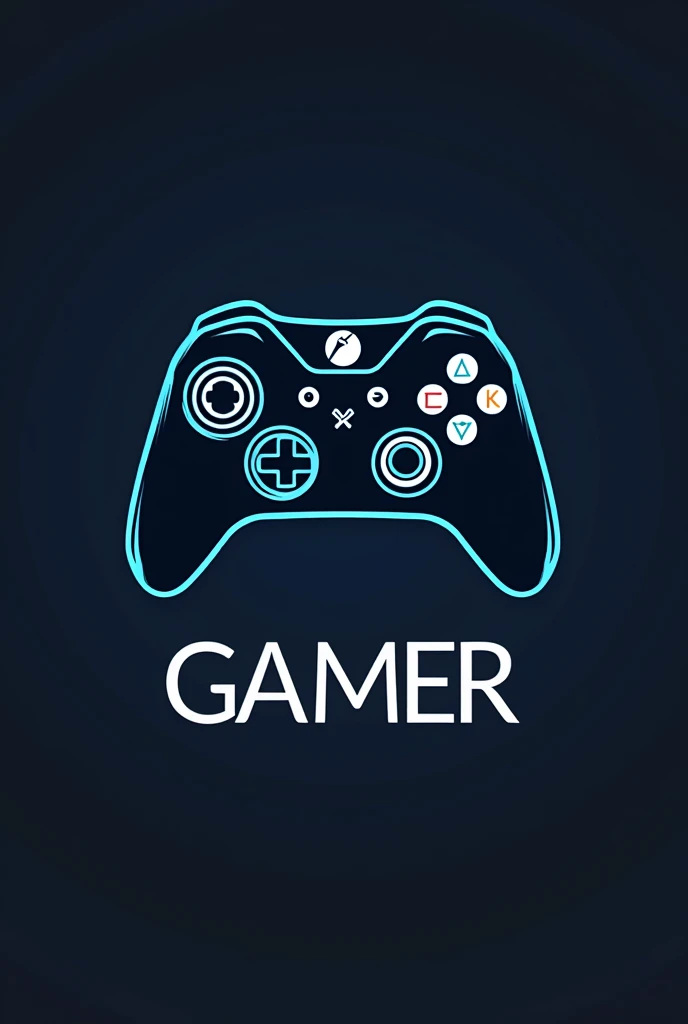 create an image of a logo with name "Kiel Gamer" personalized on a video game controller