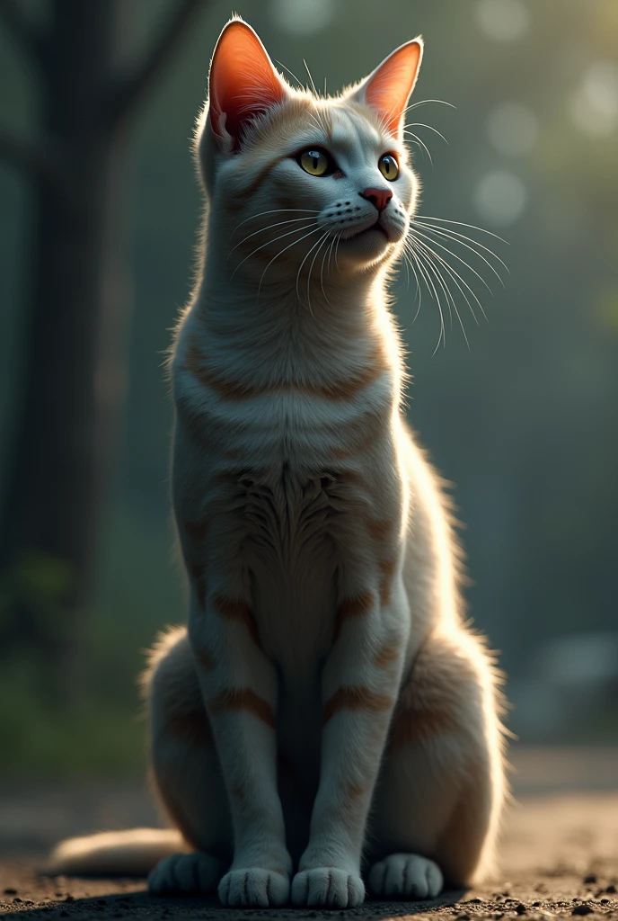 Standing cat