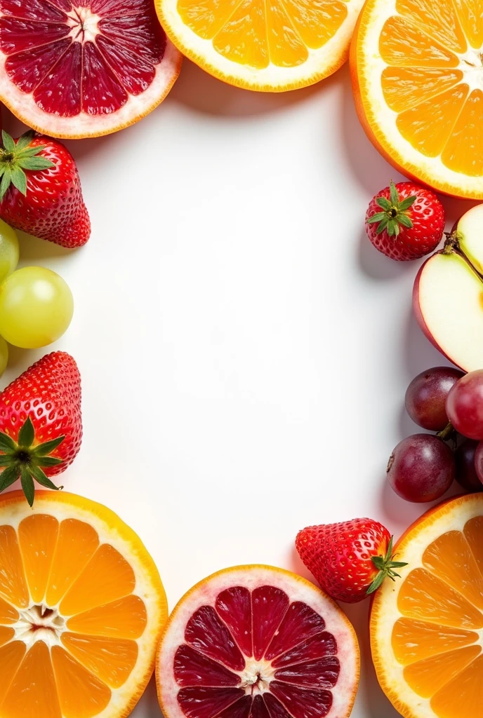 make a banner/cut fruit sales pamphlet as attractive as possible