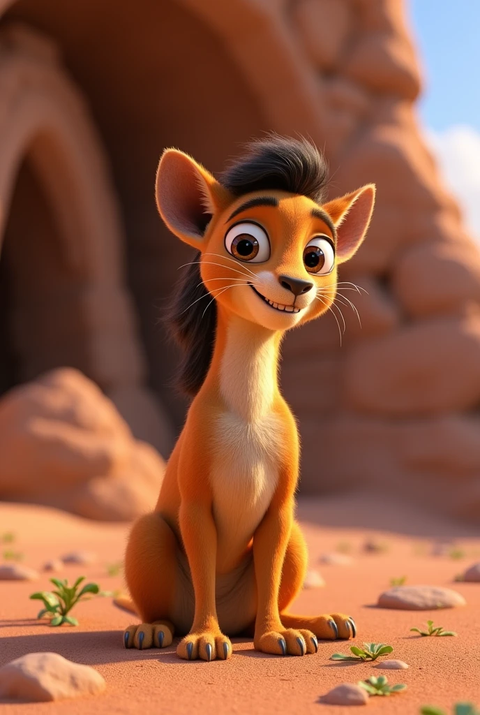 Al ula animation 3d Pixar style