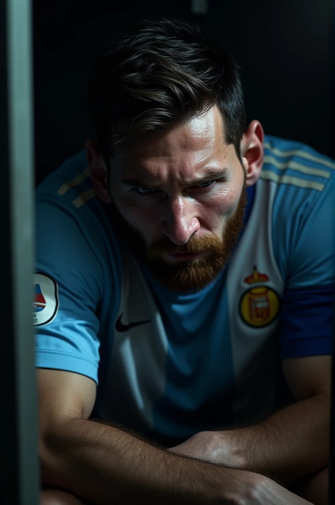Messi Cry over Ronaldo 