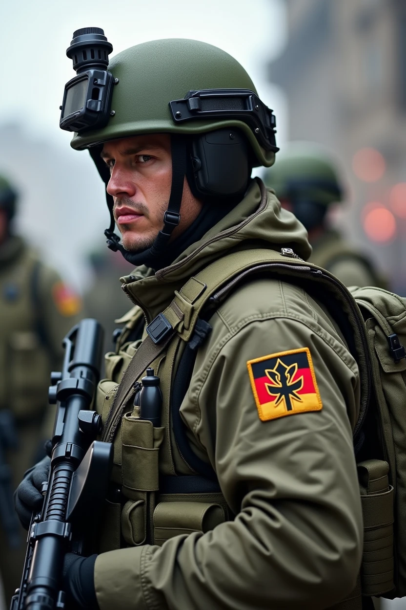 German special forces sent on a mission to capture a VIP without a shoulder patch