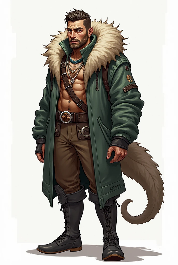anime russian monster boy Design a detailed character reference sheet