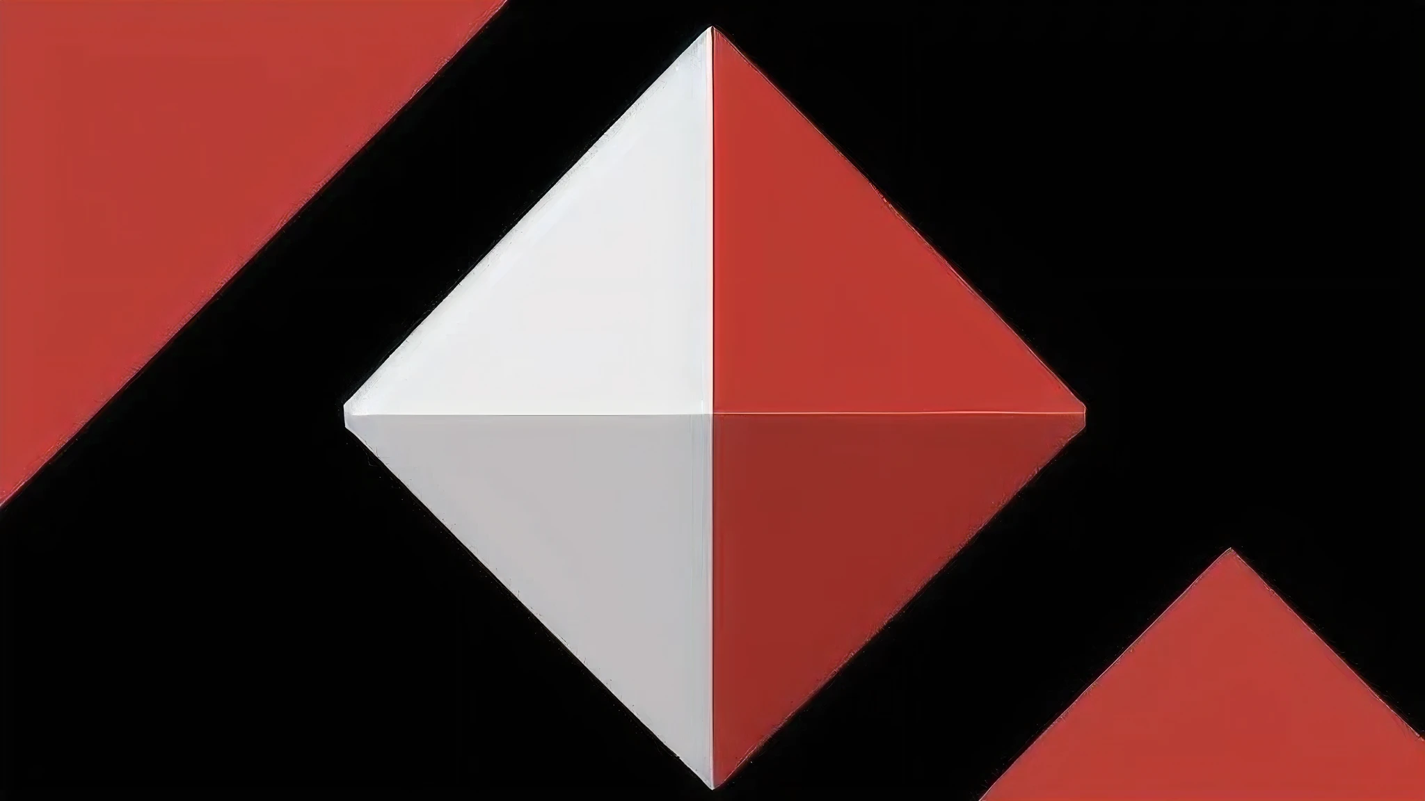 a close up of a red and white letter d with a white hexagon, ivan chermayeff, dingy, daniel r horne, paul rand, ( geometric ), inspired by Zsolt Bodoni, hexagonal shaped, dodecahedron, by Attila Meszlenyi, hexagonal,  image for a developer page header. The design should be clean and professional, using solid colors