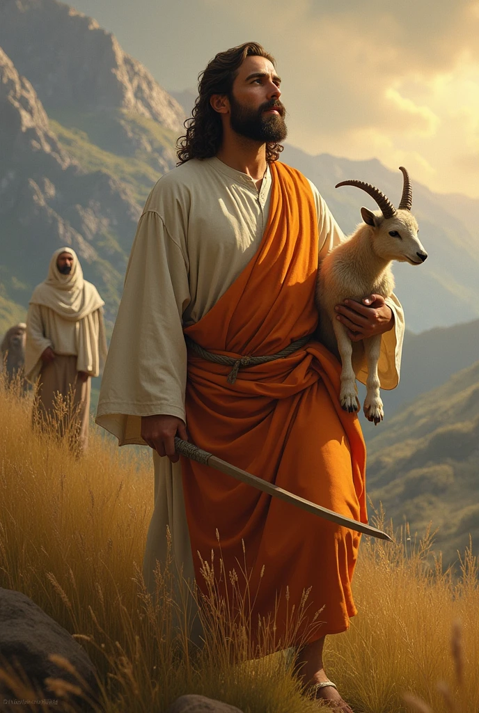 Realistic image of Jesus the Good Shepherd