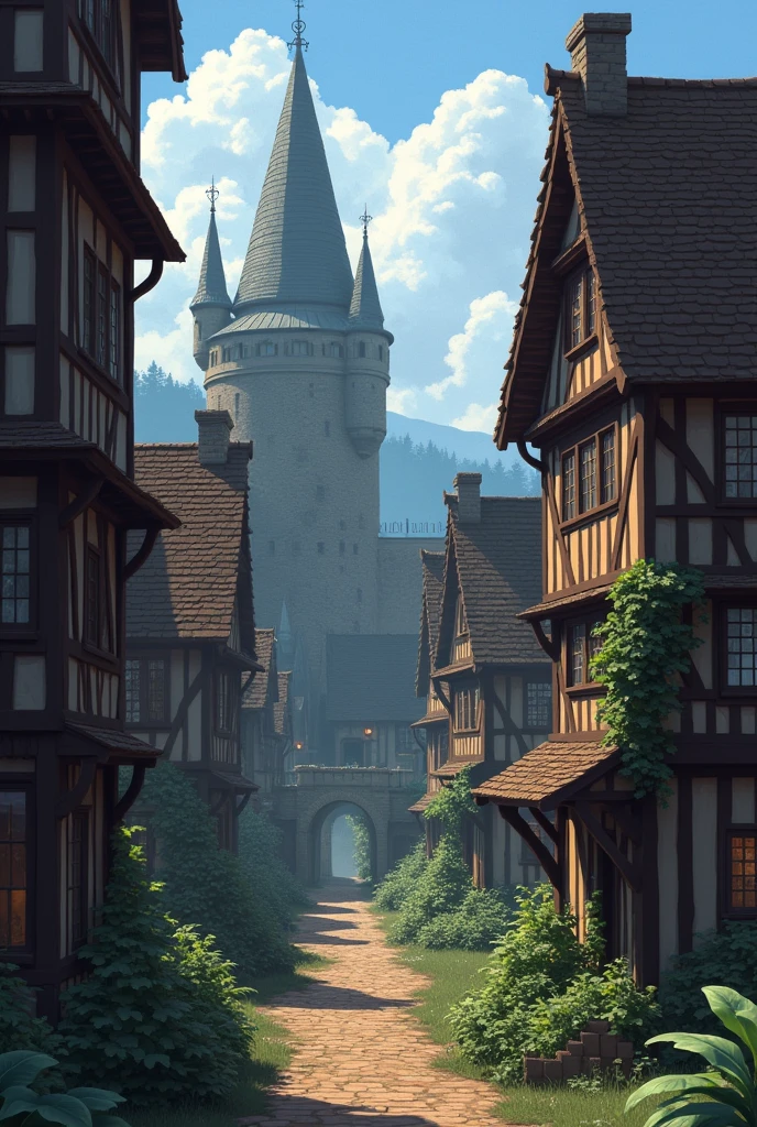 Minecraft 1930s town