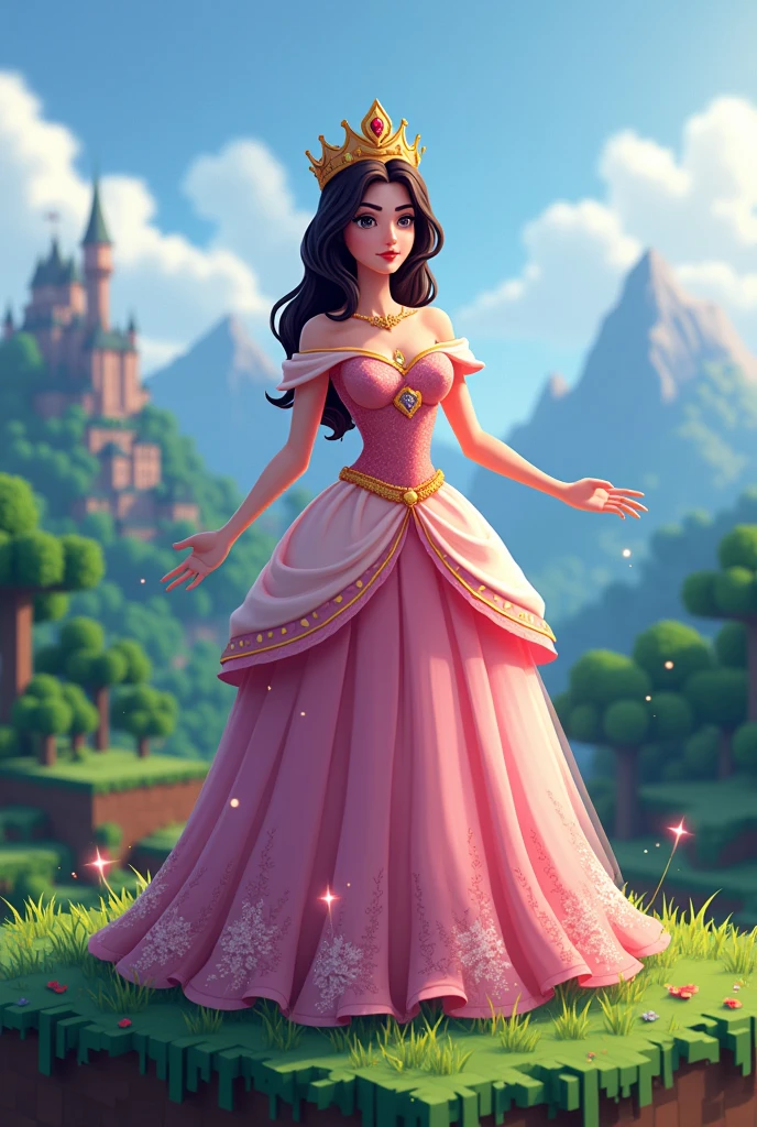 I want a princess logo in Minecraft