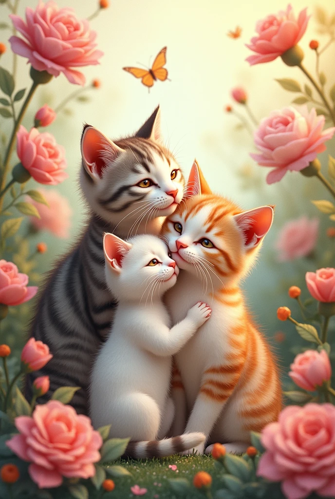 Beautiful cat family flower 