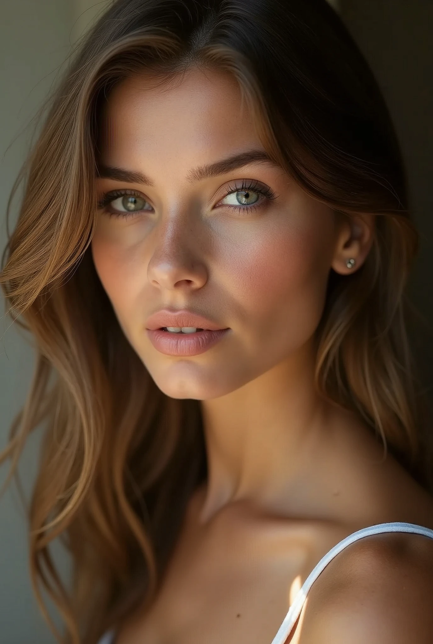 Pretty Woman, bionde, ultra haute résolution, beautiful detailed face, portrait