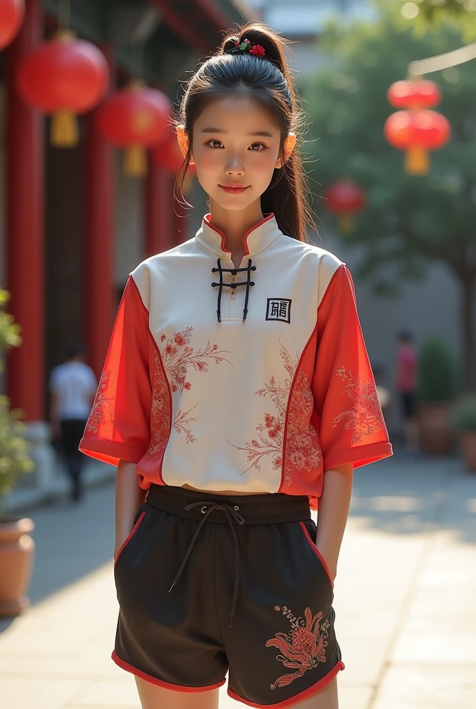 Sketch Sport wear for university in Chinese style