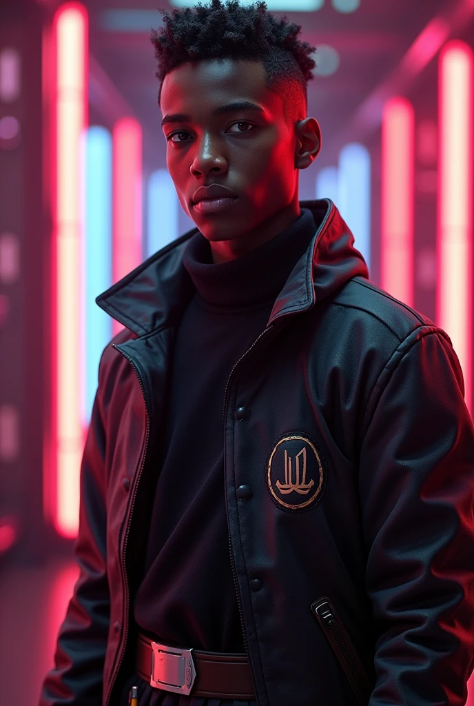 Star Wars, handsome, black light skinned male, ager, twink, 18, temp fade, star wars smuggler outfit