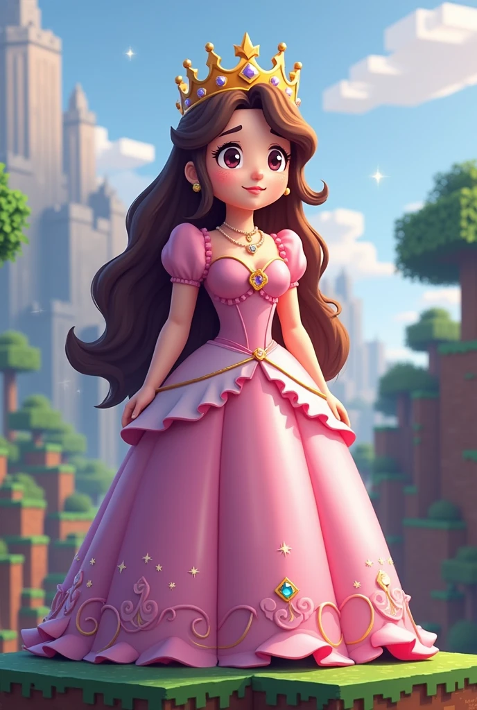 I want a princess logo in Minecraft