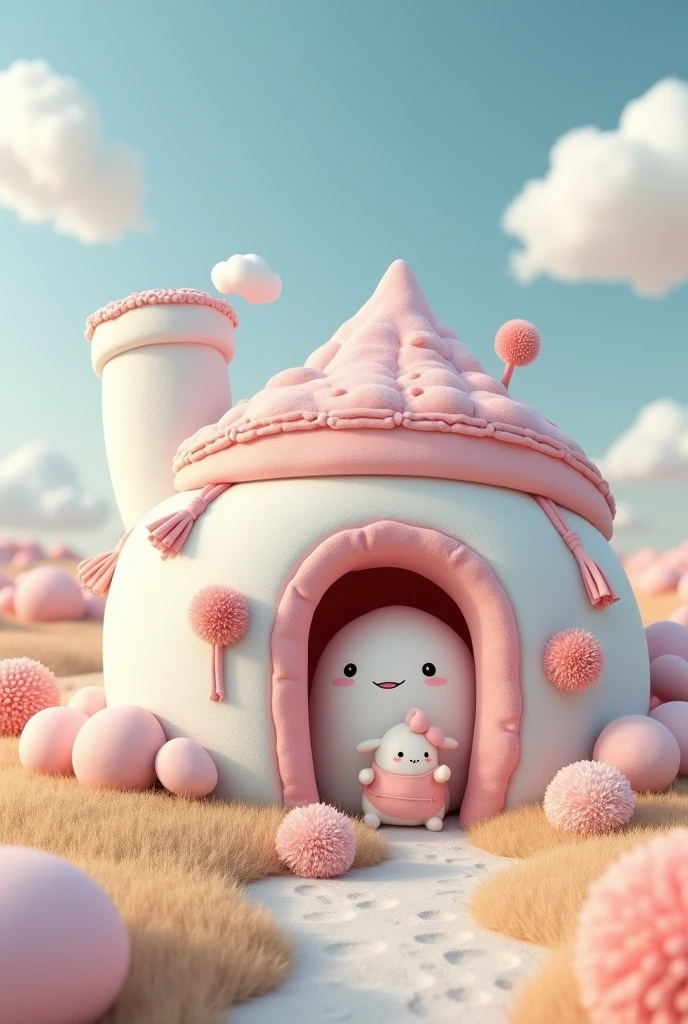 House made of pillow