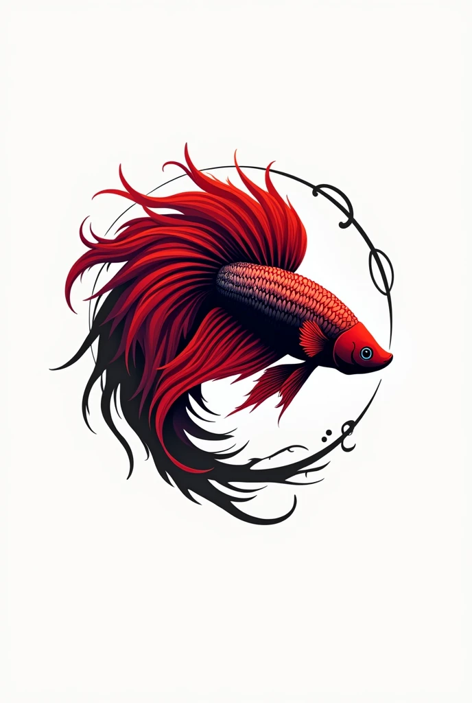 Betta fish logo