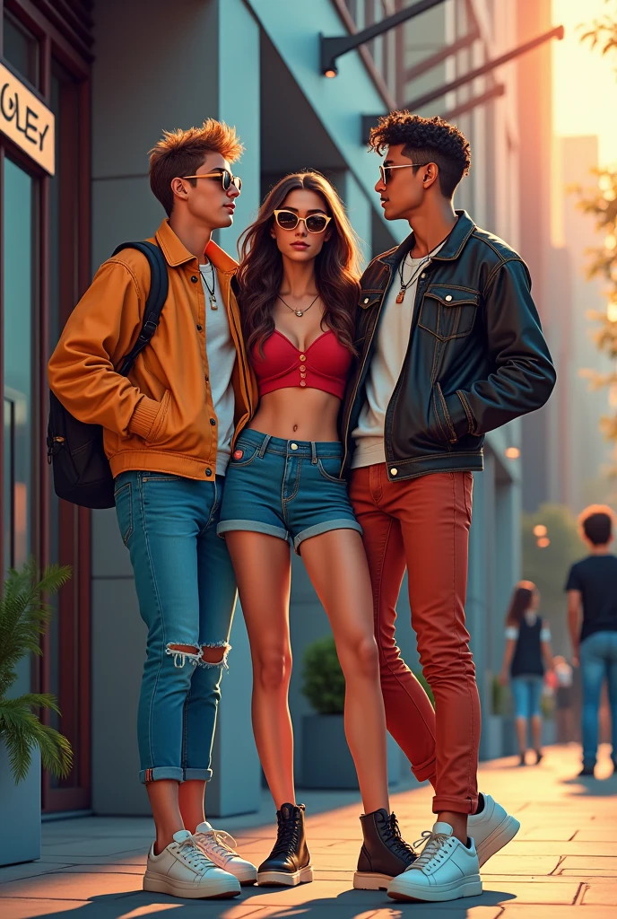 
Three  cool 
friends 