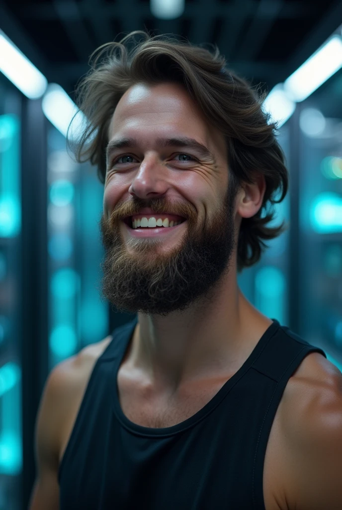 Information Technology professional without a beard who enjoys high-performance running. 
 