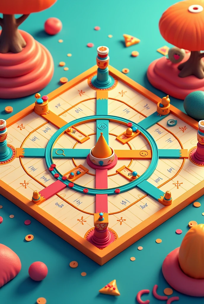 Create a ludo-like game board
