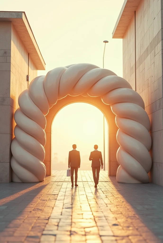 Motivational image symbolizing the opening of a new business. Use a light background in the image