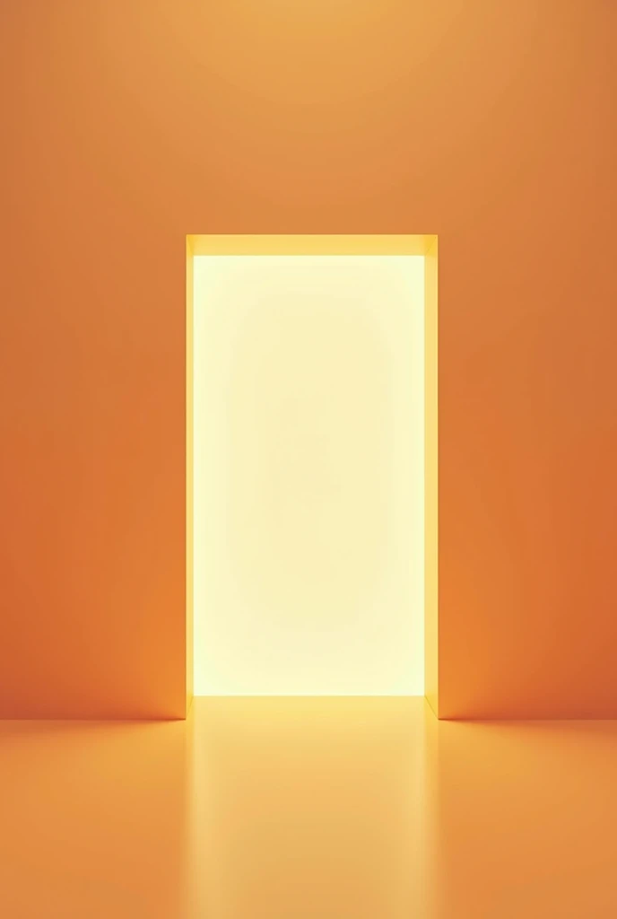 Motivational image symbolizing the opening of a new company. Use a light background with an orange tone in the image