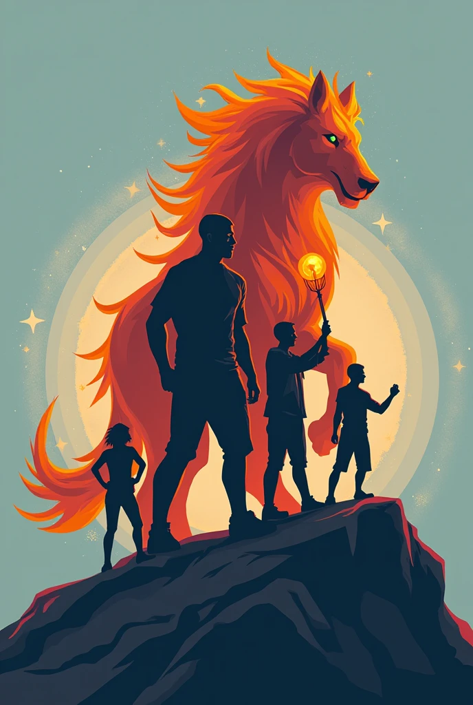 Develop a company logo with a group idea and strength
