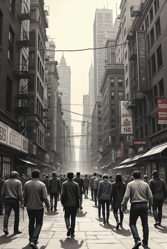 An urban drawing