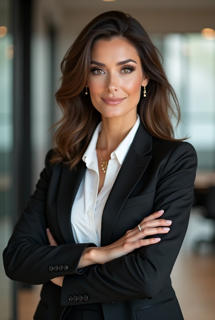 Create business woman photo, pretty