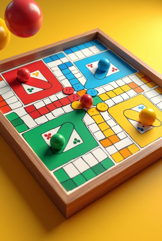 Generate a Carrom board games in pizza box