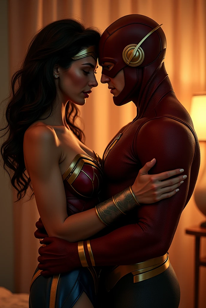 Wonder Woman making love with flash