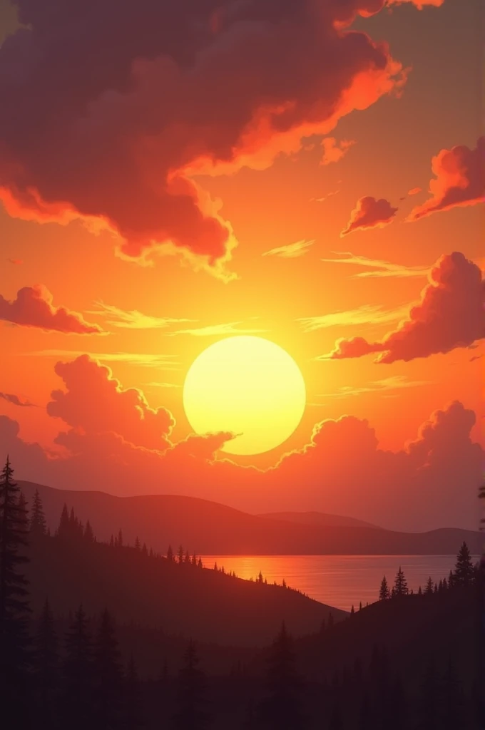 A sunset