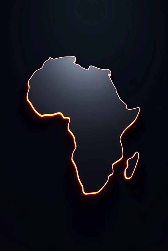 creat 3D crypto logo with sign of africa