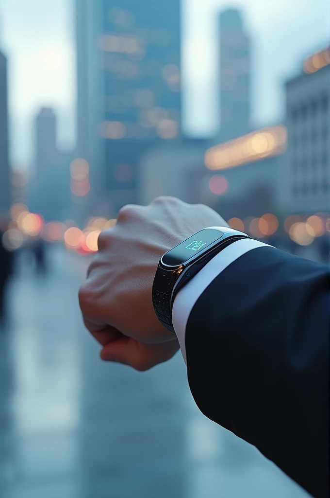 Health monitoring wrist band from future