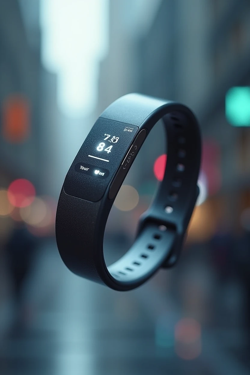 Health monitoring wrist band from future which looks like a wrist band
