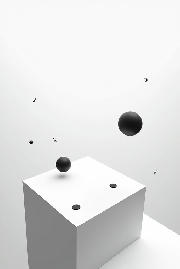 Generate a game control balck and white theme