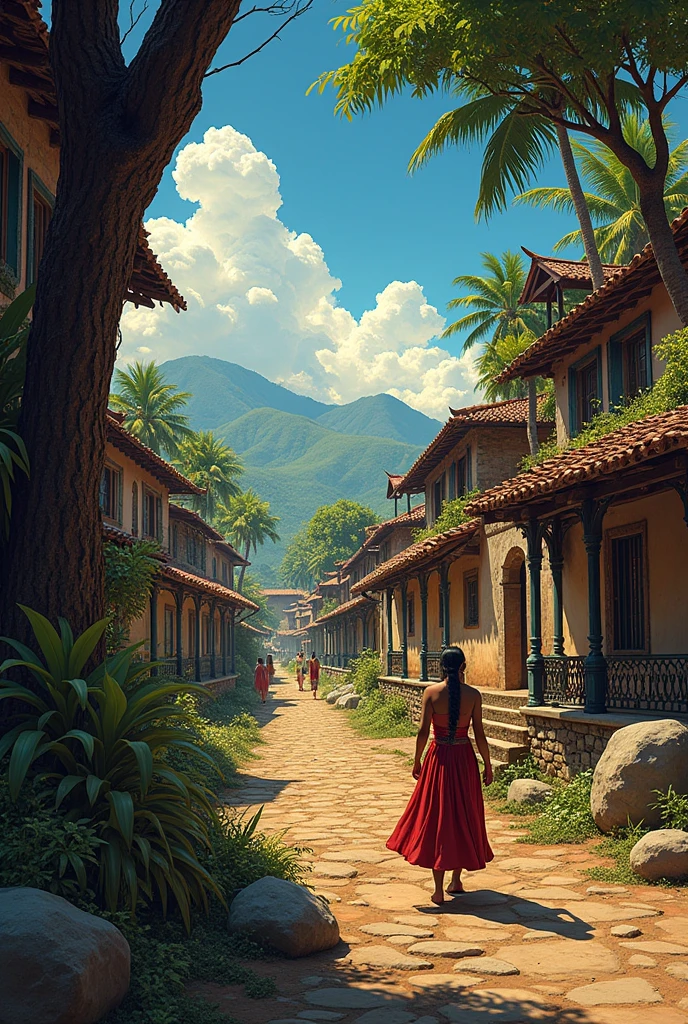 Can you make me a comic strip based on the Spanish colonial period? 