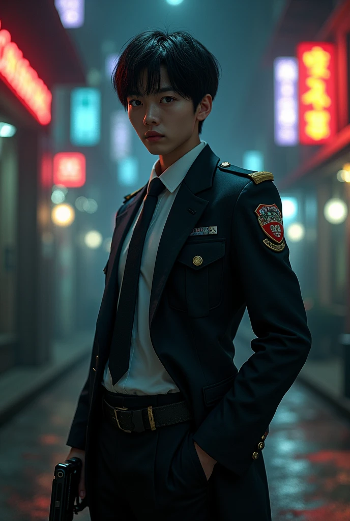 A YOUNG ASIAN ARMED DETECTIVE